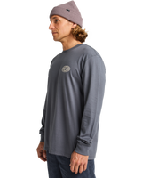 The Billabong Mens Diamond Vision Long Sleeve T-Shirt in Ombre Blue