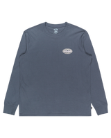 The Billabong Mens Diamond Vision Long Sleeve T-Shirt in Ombre Blue