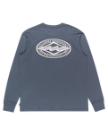 The Billabong Mens Diamond Vision Long Sleeve T-Shirt in Ombre Blue