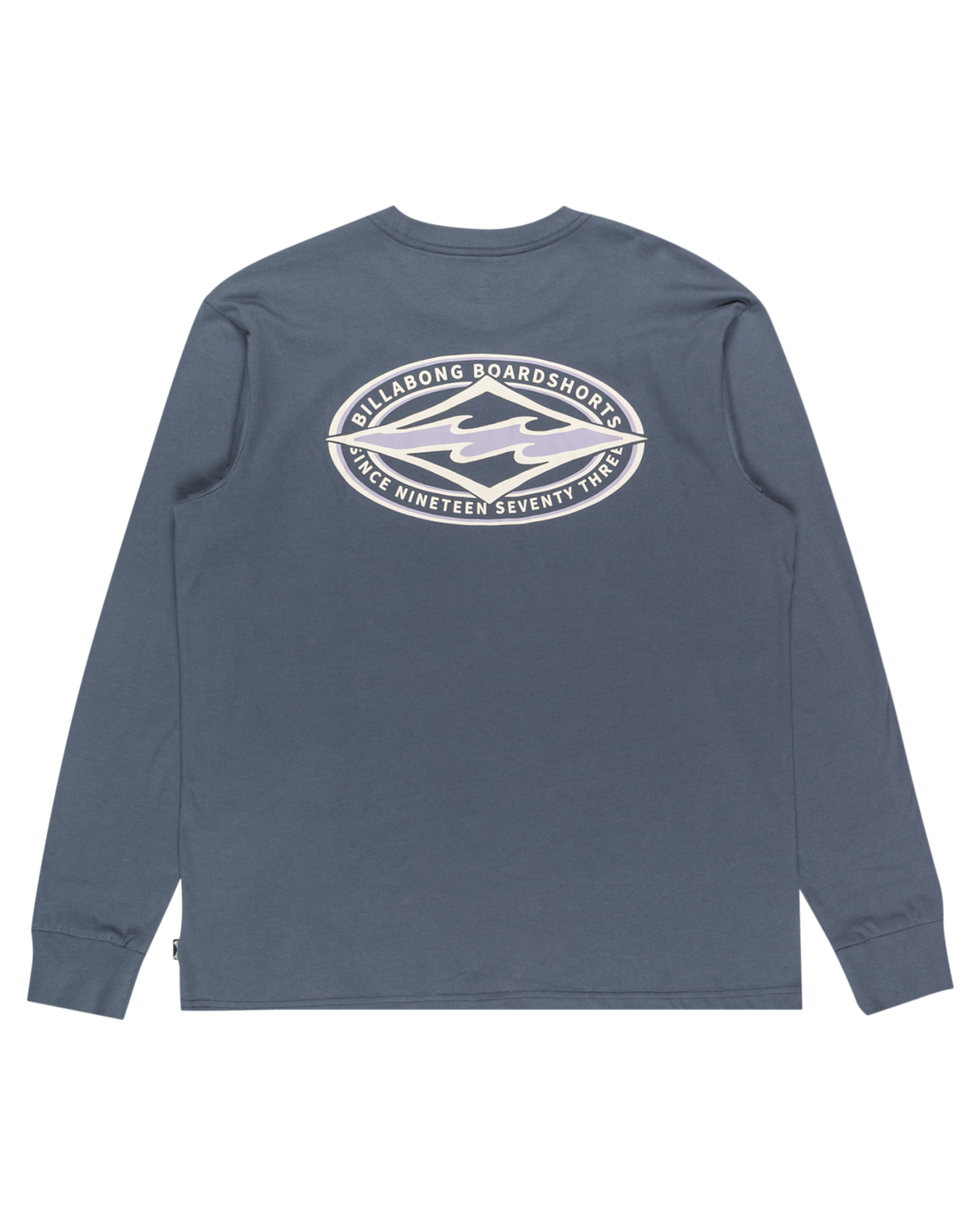 The Billabong Mens Diamond Vision Long Sleeve T-Shirt in Ombre Blue