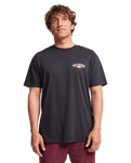 The Billabong Mens Arch T-Shirt in Dark Navy