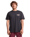 The Billabong Mens Arch T-Shirt in Dark Navy