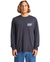 The Billabong Mens The Bay Long Sleeve T-Shirt in Dark Navy