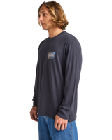 The Billabong Mens The Bay Long Sleeve T-Shirt in Dark Navy