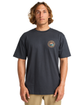 The Billabong Mens Adventure Division Rockies T-Shirt in Dark Navy