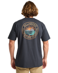 The Billabong Mens Adventure Division Rockies T-Shirt in Dark Navy