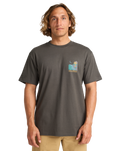 The Billabong Mens Adventure Division Sundown T-Shirt in Raven