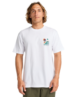 The Billabong Mens Adventure Division Sundown T-Shirt in White