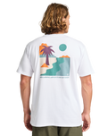 The Billabong Mens Adventure Division Sundown T-Shirt in White