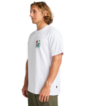 The Billabong Mens Adventure Division Sundown T-Shirt in White