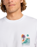 The Billabong Mens Adventure Division Sundown T-Shirt in White