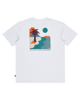 The Billabong Mens Adventure Division Sundown T-Shirt in White