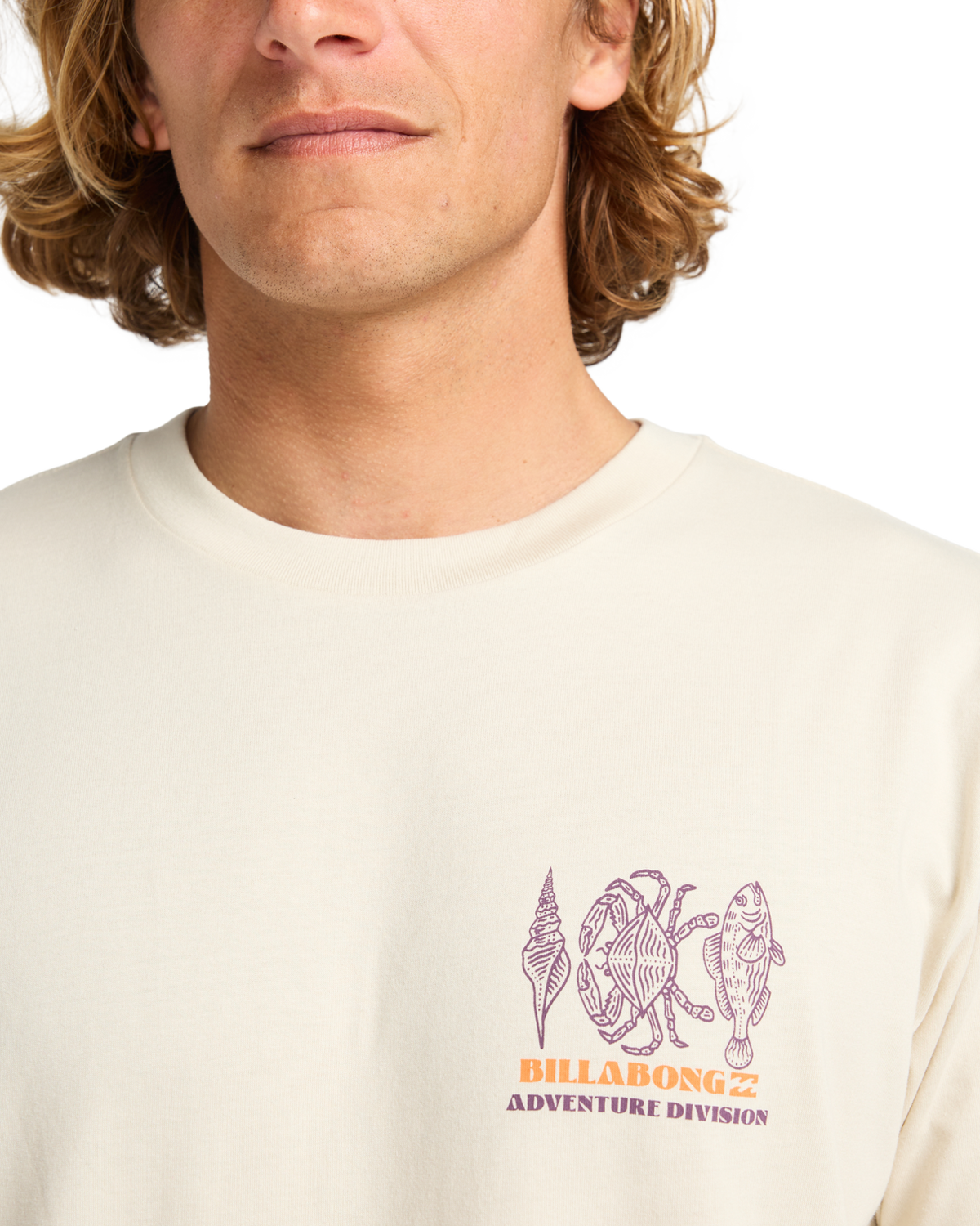 The Billabong Mens Adventure Division Fauna T-Shirt in Chino
