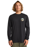 The Billabong Mens Adventure Division Rockies Long Sleeve T-Shirt in Black