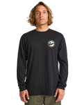 The Billabong Mens Adventure Division Rockies Long Sleeve T-Shirt in Black