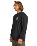 The Billabong Mens Adventure Division Rockies Long Sleeve T-Shirt in Black