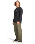 The Billabong Mens Adventure Division Rockies Long Sleeve T-Shirt in Black