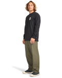 The Billabong Mens Adventure Division Rockies Long Sleeve T-Shirt in Black
