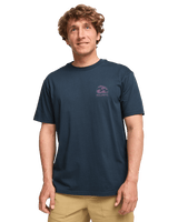 The Billabong Mens Adventure Division Scribbly T-Shirt in Navy