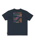 The Billabong Mens Adventure Division Scribbly T-Shirt in Navy