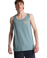 The Billabong Mens Crayon Wave Vest in Washed Blue