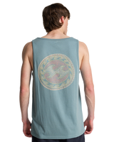 The Billabong Mens Crayon Wave Vest in Washed Blue