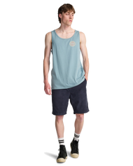 The Billabong Mens Crayon Wave Vest in Washed Blue