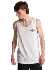 The Billabong Mens Crayon Wave Vest in White
