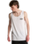 The Billabong Mens Crayon Wave Vest in White