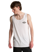 The Billabong Mens Crayon Wave Vest in White