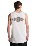 The Billabong Mens Crayon Wave Vest in White