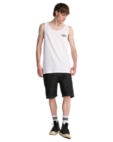 The Billabong Mens Crayon Wave Vest in White