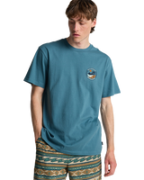 The Billabong Mens Adventure Division Rockies T-Shirt in Vintage Blue