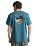 The Billabong Mens Adventure Division Rockies T-Shirt in Vintage Blue