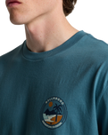 The Billabong Mens Adventure Division Rockies T-Shirt in Vintage Blue