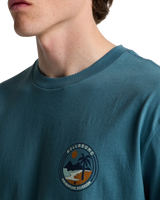 The Billabong Mens Adventure Division Rockies T-Shirt in Vintage Blue