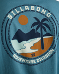 The Billabong Mens Adventure Division Rockies T-Shirt in Vintage Blue