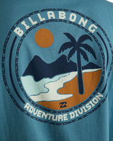 The Billabong Mens Adventure Division Rockies T-Shirt in Vintage Blue