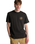 The Billabong Mens Adventure Division Rockies T-Shirt in Washed Black