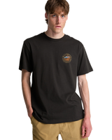 The Billabong Mens Adventure Division Rockies T-Shirt in Washed Black