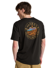 The Billabong Mens Adventure Division Rockies T-Shirt in Washed Black