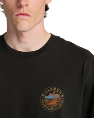 The Billabong Mens Adventure Division Rockies T-Shirt in Washed Black