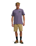 The Billabong Mens Adventure Division Range T-Shirt in Lavender