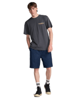 Food Court T-Shirt in Ombre Blue