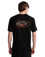 The Billabong Mens Orbit Arch T-Shirt in Black