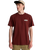 The Billabong Mens Orbit Arch T-Shirt in Burnt Red
