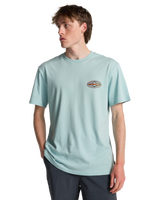 The Billabong Mens Diamond Vision T-Shirt in Dusty Blue