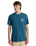 The Billabong Mens Rotor T-Shirt in Real Teal