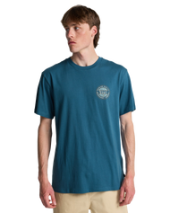 The Billabong Mens Rotor T-Shirt in Real Teal