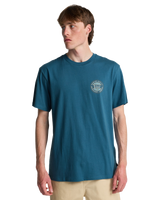 The Billabong Mens Rotor T-Shirt in Real Teal